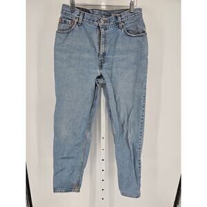 Vintage Levis Womens Sz 12 550 Relaxed Fit tapered Leg Blue Jeans 1990s Mom